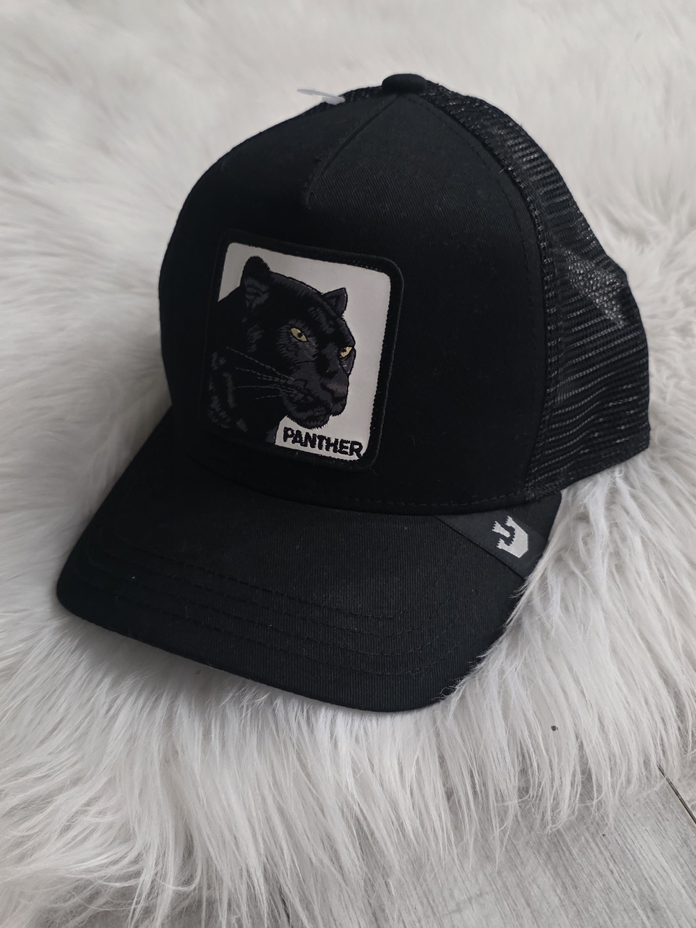 The Farm Goorin Bros Panther Black Cat Trucker Hat